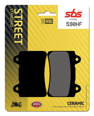 SBS Organic Brake Pads Front-Rear - 590HF-