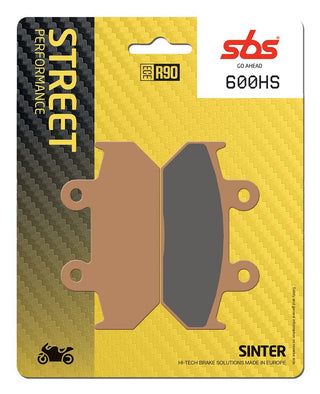 SBS FRICTION - Sinter Front Brake Pads - 600HS-
