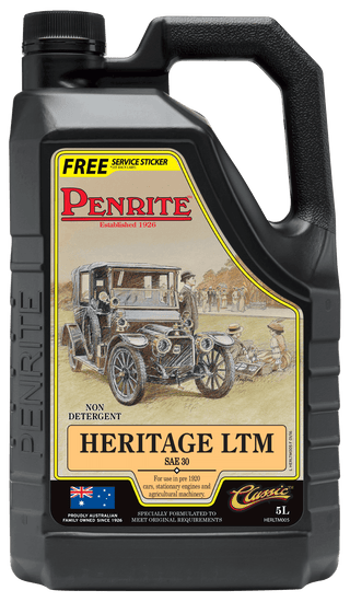 Penrite Heritage Ltm Sae 30 Mineral Engine Oil 5 Litre