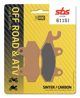 SBS FRICTION - Sinter Front / Rear Off Road Brake Pads - 611SI-