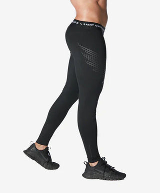 Saint Layers Men's Compression Tight Black