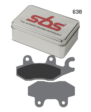 SBS FRICTION - Dual Sinter Brake Pads Moto2, 3 & WSBK Spec - 638DS-