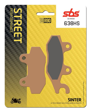 SBS FRICTION - Sinter Front Brake Pads - 638HS-