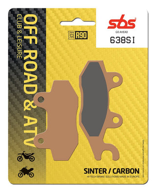 SBS FRICTION - Sinter Front / Rear Off Road Brake Pads - 638SI-