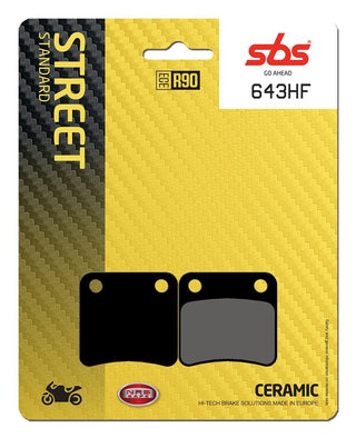 SBS Organic Brake Pads Front-Rear - 643HF-