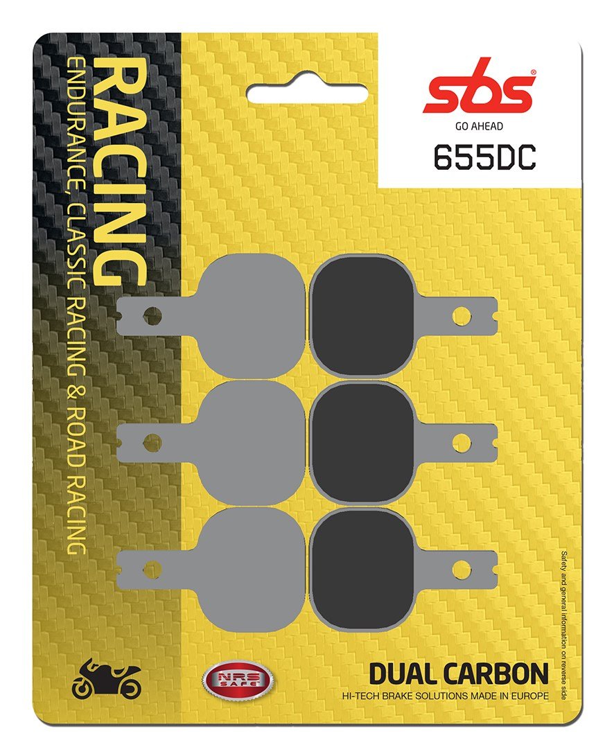 SBS Dual Carbon Racing Brake Front - 655DC-