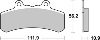 SBS FRICTION - Ceramic Front Brake Pads - 658HF-