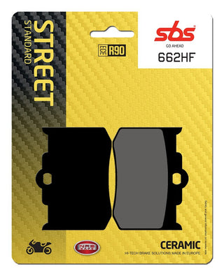 SBS FRICTION - Ceramic Front / Rear Brake Pads - 662HF-