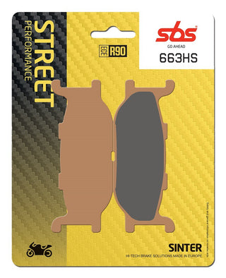 SBS FRICTION - Sinter Front Brake Pads - 663HS-