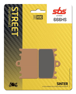 SBS FRICTION - Sinter Front Brake Pads - 666HS-