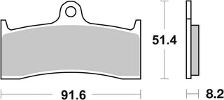 SBS FRICTION - Sinter Front Brake Pads - 676HS-