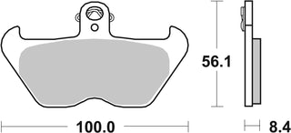 SBS FRICTION - Ceramic Front Brake Pads - 703HF-