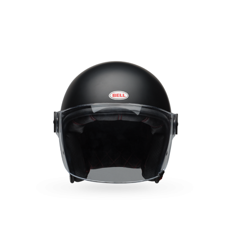 Bell RIOT Open Face Motorcycle Helmet - Solid Matte Black