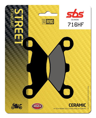 SBS Organic Brake Pads Front-Rear - 716HF-