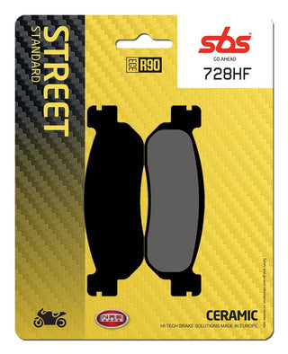SBS Organic Brake Pads Front-Rear - 728HF-