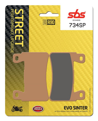 SBS FRICTION - Street Performance EVO Sinter Front Brake Pads - 734SP-