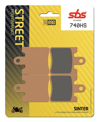 SBS FRICTION - Sinter Front Brake Pads - 740HS-