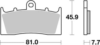 SBS FRICTION - Sinter Front Brake Pads - 743HS-