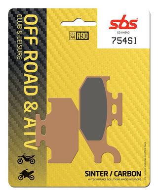 SBS FRICTION - Sinter Front / Rear Off Road Brake Pads - 754SI-