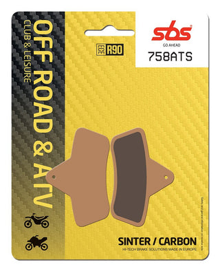 SBS FRICTION - Sinter Front / Rear ATV Brake Pads - 758ATS-