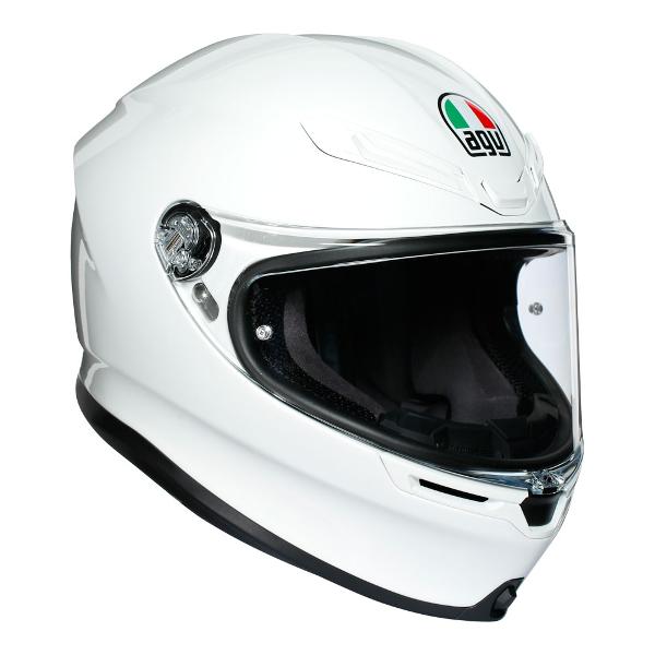 AGV K-6 Motorcycle Full Face Helmet - White