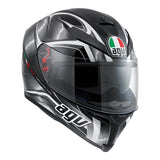 AGV K5 S Hurricane Motorcycle Helmet - Black/Gun/White