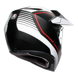 AGV AX9 Pacific Road Full Face Motorcycle Helmet - Matte Black/White/Red