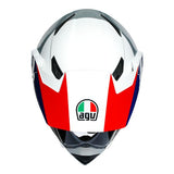 AGV AX9 Atlante Motorcycle Full Face Helmet - White/Blue/Red