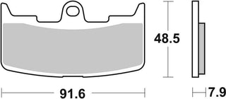 SBS FRICTION - Sinter Front Brake Pads - 795HS-