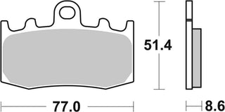 SBS FRICTION - Sinter Front Brake Pads - 796HS-