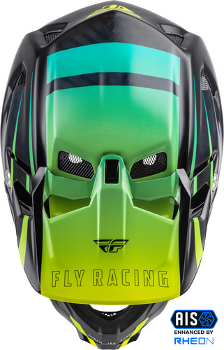 Fly Racing Youth Werx-R MTB/BMX Helmet - Hi-Vis Yellow/Teal