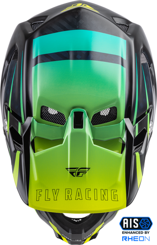 Fly Racing Werx-R MTB/BMX Helmet - Hi-Vis Yellow/Teal