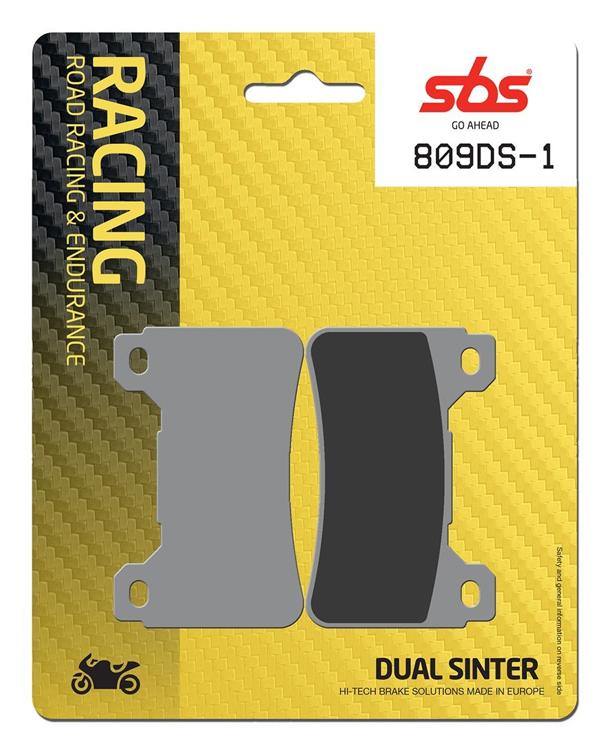 SBS Dual Sinter Racing Brake Pads WSBK Spec - 809DS-