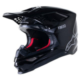 Alpinestars Supertech SM10 Solid Ece 22.06 Helmet - Gloss Black Carbon