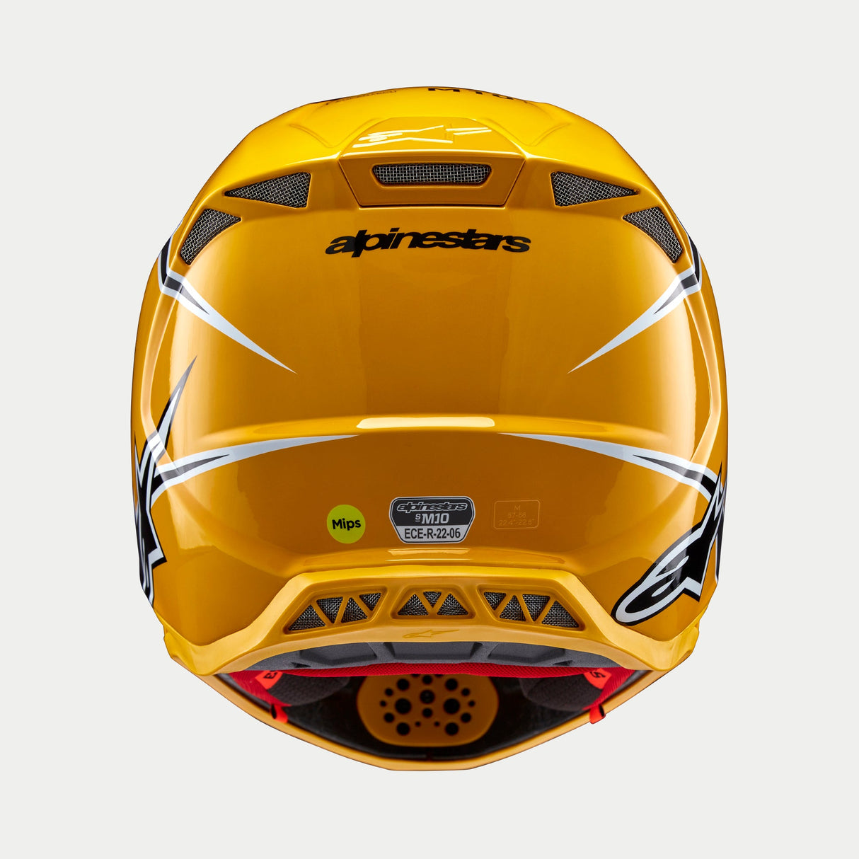 Alpinestars Supertech SM10 Ampress Ece 22.06 Helmet - Black Yellow Gloss