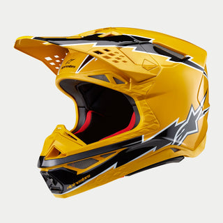 Alpinestars Supertech SM10 Ampress Ece 22.06 Helmet - Black Yellow Gloss