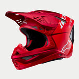 Alpinestars Supertech SM10 Flood Ece 22.06 Helmet - Fluro Red Matt and Gloss