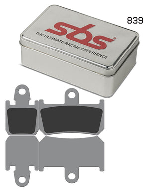 SBS FRICTION - Dual Sinter Racing Brake Pads Moto2, 3 & WSBK Spec - 839DS-