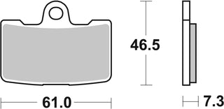 SBS Hd Sintered Brake Pads Front - 856H.HS-