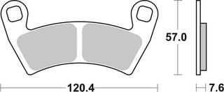 SBS FRICTION - Sinter Front / Rear Off Road Brake Pads - 897SI-