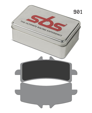 SBS Dual Sinter Racing Brake Pads Moto2, 3 & WSBK SPEC (4Mm Backing Plate) - 901DS-