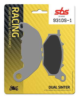 SBS FRICTION - Dual Sinter Racing Brake Pads Moto2, 3 & WSBK Spec - 931DS-