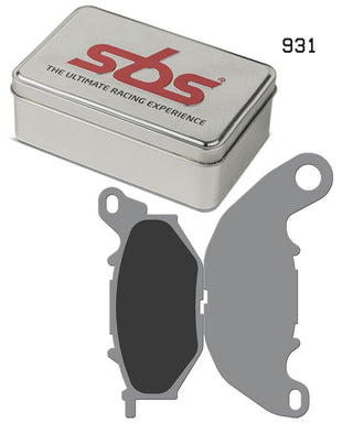 SBS FRICTION - Dual Sinter Racing Brake Pads Moto2, 3 & WSBK Spec - 931DS-
