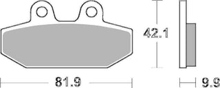 SBS Hd Sintered Brake Pads Rear - 949H.LS-