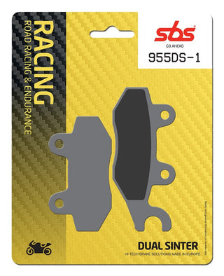 SBS FRICTION - Dual Sinter Racing Brake Pads Moto2, 3 & WSBK Spec - 955DS-