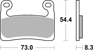 SBS FRICTION - Road Sport & Track Sinter Front Brake Pads - 960RST-