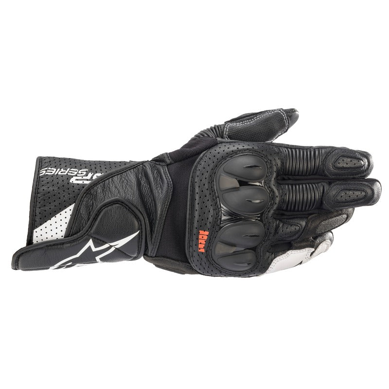Alpinestars SP-2 V3 Leather Motorcycle Gloves - Black/White
