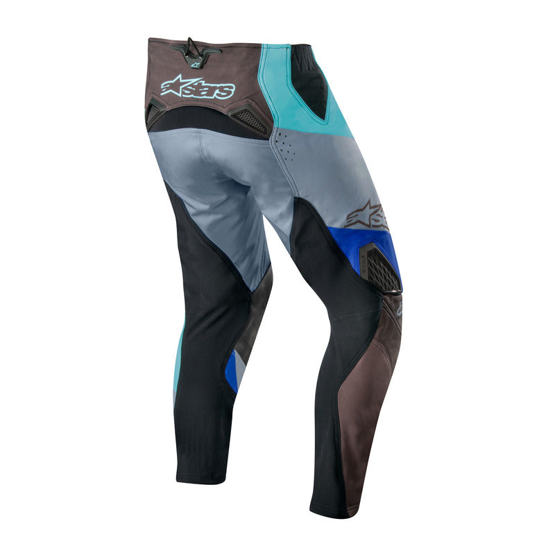 Alpinestars 2019 MX Techstar Venom Pants - Black/Turquoise - MotoHeaven