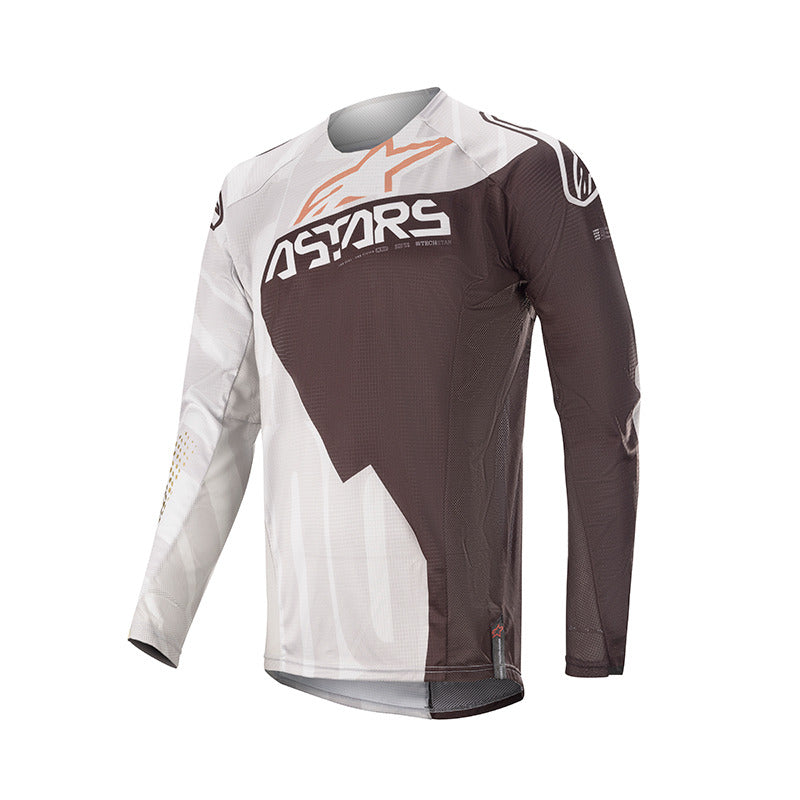 Alpinestars 2020 Techstar Factory Metal Motocross Jersey - Grey/Black/Copper