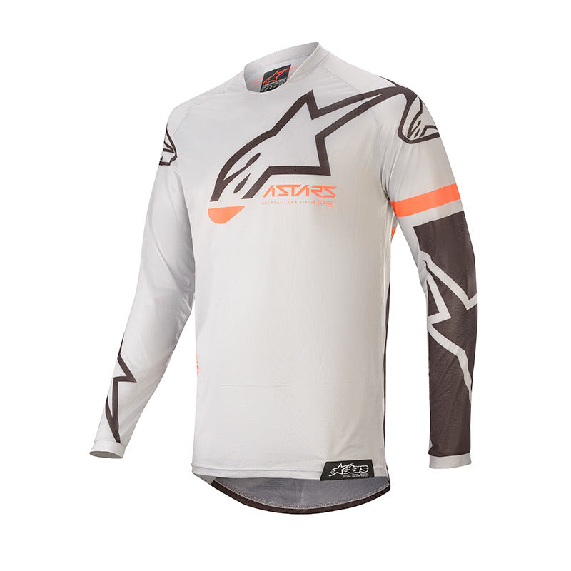 Alpinestars 2020 Racer Tech Compass Motocross Jersey - Light/Grey/Black